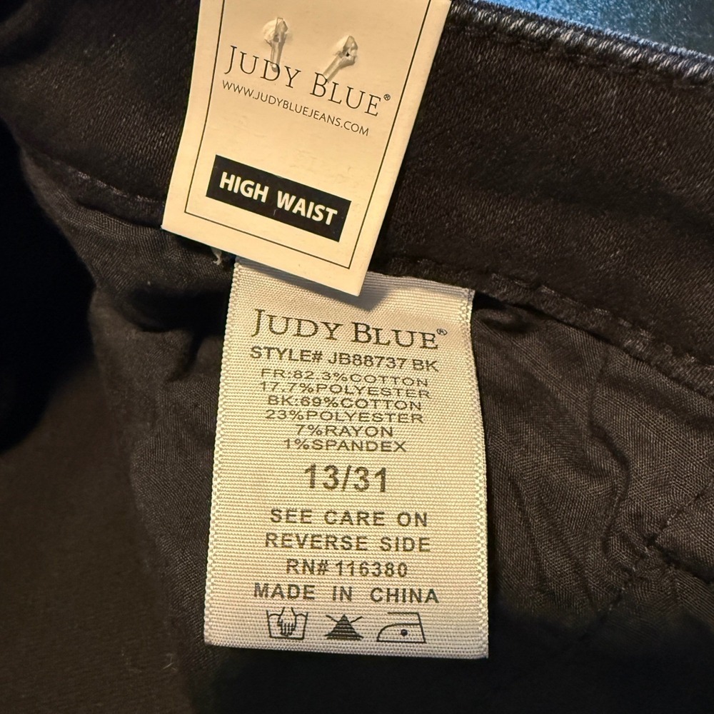 Women's Black Distressed Jeans, 90s Straight Leg - Picture 5 of 11